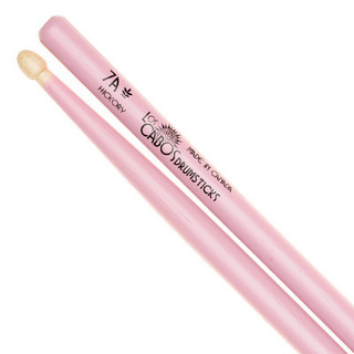 LOS CABOS White Hickory Drumstick 7A Pink ドラムスティック 394mm×13.8mm