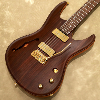 Valenti Guitars Nebula Carved Semihollow, Natural