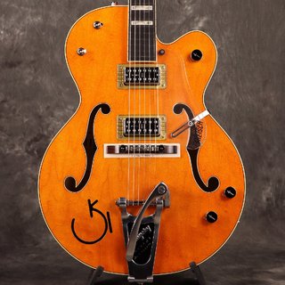 Gretsch G6120RHH Reverend Horton Heat Signature Hollow Body with Bigsby Ebony FB Orange Stain Lacquer[S/N JT