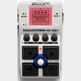 ZOOM MS-50G+ -MULTISTOMP for Guitarists-【マルチエフェクター】【即納可能 !! 】【送料無料 !! 】
