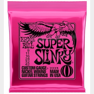 ERNIE BALL 2223 PN Super Slinky Nickel Wound Electric Guitar Strings 09-42 【渋谷店】