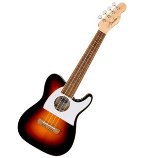 Fender Fullerton Tele Uke Walnut Fingerboard White Pickguard 2-Color Sunburst フェンダー ウクレレ【WEBSHOP