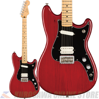 Fender Player Duo-Sonic HS, Maple, Crimson Red Transparent 【アクセサリープレゼント】(ご予約受付中)