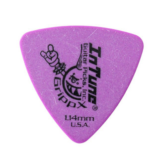 In Tune Guitar PicksDGP2-C114 GrippX-XXX 1.14mm Purple ギターピック×36枚