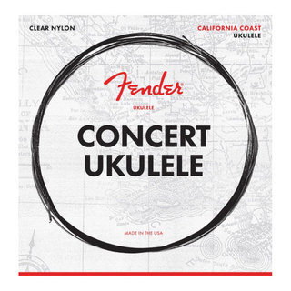 Fender フェンダー California Coast 90C Concert Ukulele Strings コンサート用 ウクレレ弦