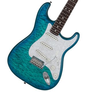 Fender 2024 Collection Made in Japan Hybrid II Stratocaster QMT Rosewood Fingerboard, Aquamarine 【横浜店】