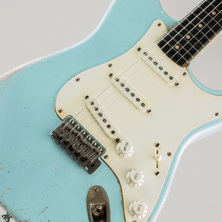 Nacho Guitars Early 60s Contour Body #49018 Heavy Aging Sonic Blue Medium C Neck