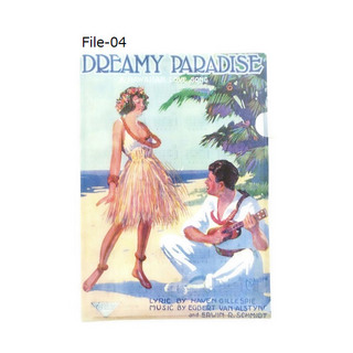 KIWAYA File-04 ウクレレコード付クリアファイル DREAMY PARADISE
