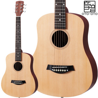音音 DT1S NTS (Natural Spruce) ミニアコースティックギター ミニギター ナチュラルスプルース 【店頭展示品】