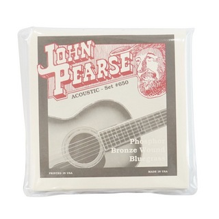 John Pearse650 アコースティックギター弦 12-56×3セット