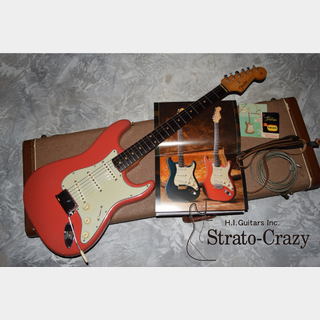 Fender '61 Stratocaster Fiesta Red /Slab Rose neck "Full original/Near Mint condition"