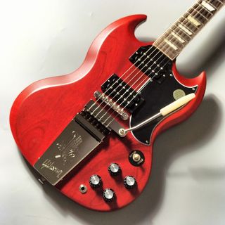 Gibson SG Standard ’61 Faded Maestro Vibrola Vintage Cherry Satin ギブソン