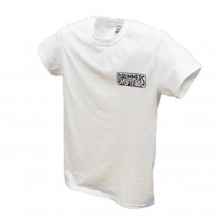 DRUMMERS TOP TEAMDTT TEE 02 WHITE XL size ドラマーズトップチームTシャツ白 XLサイズ