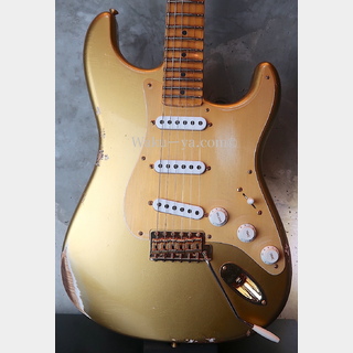 Fender Custom ShopLimited Edition 1955 Stratocaster Bone Tone / HLE Gold Aged Relic