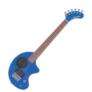 FERNANDES ZO-3 BLUE スピーカー内蔵ミニエレキギター ブルー ソフトケース付き