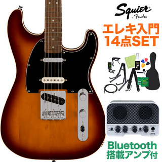 Squier by Fender Paranormal Custom Nashville Stratocaster C2TS 初心者セット Bluetooth搭載アンプ付