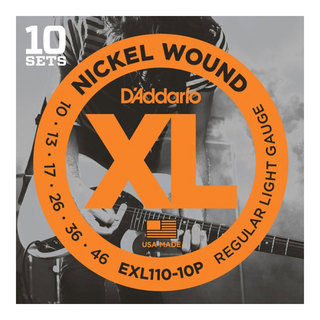 D'Addarioダダリオ EXL110-10P 10セットパック エレキギター弦