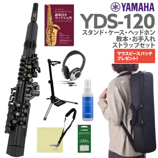 YAMAHAYDS-120 スタンド ケース ヘッドホン オリジナル教本 純正お手入れセット デジタルサックス