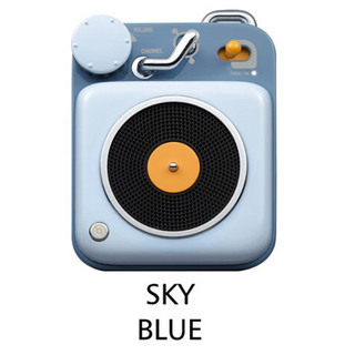 MUZENButton (sky blue) Bluetoothスピーカー ポータブルスピーカー