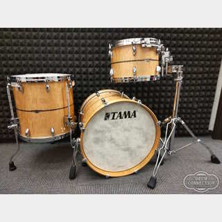 TamaSTAR Maple Drum 3pcs Kit -Gloss Natural Curly Maple- w/ Single Tom Stand