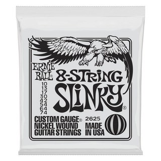 ERNIE BALL 【在庫処分超特価】 Slinky 8-String Nickel Wound Electric Guitar Strings #2625