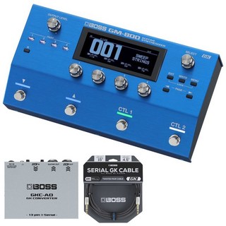 BOSS GM-800【Guitar Synthesizer】+GKC-AD【GK Converter(13pin to Serial)】+BGK-15【Serial GK Cable 4.5m】