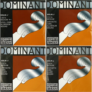 Thomastik-InfeldDominant 1/8分数バイオリン弦セット E線スチール・アルミ/ボールエンド