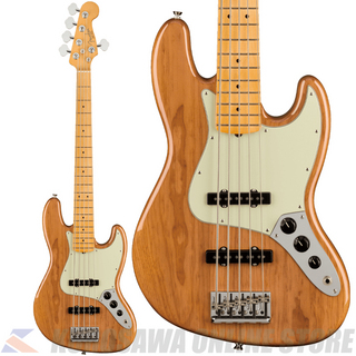 Fender American Professional II Jazz Bass V, Maple, Roasted Pine 【小物プレゼント】(ご予約受付中)