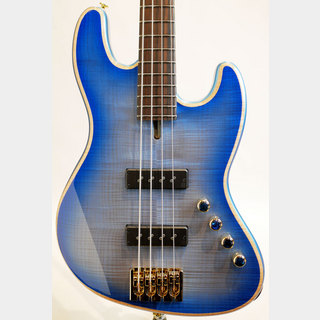 Pensa GuitarsJ-4 Plus Bass / Flame Maple Top (Blue Burst)