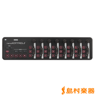 KORGnanoKONTROL2 BK (ブラック) MIDIコントローラー スリムライン USB