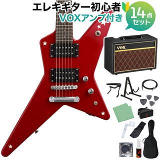 BanG Dream! RANDOM STAR Kasumi Mini Red エレキギター14点セット 【VOXアンプ付】