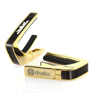 Thalia CapoGibson License Model / Flat Crown Black Ebony / 24K Gold 【旧仕様・合計14種類のフレットパッド付属】
