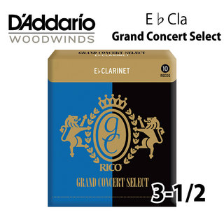 D'Addario Woodwinds/RICOE♭クラリネット用リード Grand Concert Select [3-1/2]