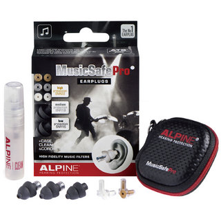 ALPINE HEARING PROTECTION NEW MusicSafe Pro / BLK