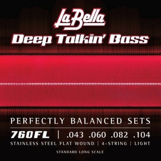La Bella760FL フラットワウンド ベース弦