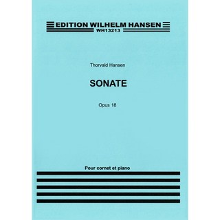 Edition Wilhelm Hansen ハンセン ： コルネット・ソナタ Op.18(コルネットとピアノ)