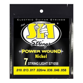 SIT Strings POWER WOUND Electric Guitar Strings 7-string Medium S71058