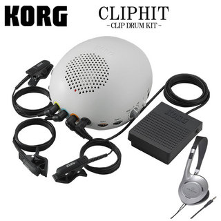 KORG CLIPHIT(クリップヒット) CH-01 クリップドラムキット ヘッドフォン付き