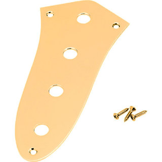 Fenderフェンダー Jazz Bass Control Plate 4-Hole Gold コントロールプレート