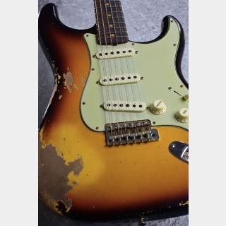 Fender Custom Shop1960 Stratocaster Heavy Relic / Faded Aged 3Color Sunburst [3.45kg]【オススメ個体!!】