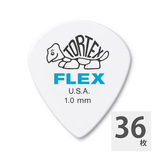 Jim Dunlop 468 Tortex Flex Jazz III 1.0mm ギターピック×36枚