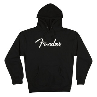 Fenderフェンダー Spaghetti Logo Hoodie Black Lサイズ パーカー