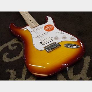 Squier by Fender Affinity Stratocaster FMT HSS Maple Fingerboard White Pickguard Sienna Sunburst