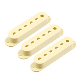 ALLPARTS PC-0406-028 Set Of 3 Cream Pickup Covers For Stratocaster ピックアップカバー クリーム 3個セット