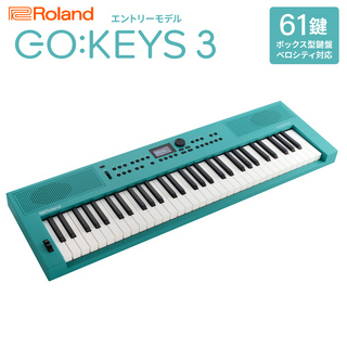 Roland GO:KEYS3 TQ ターコイズ ポータブルキーボード 61鍵盤