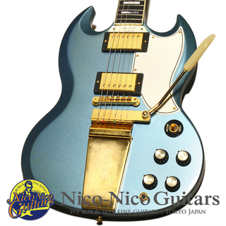Gibson Custom Shop2010 SG Custom 2 Pickups w/ Maestro VOS (Pelham Blue)