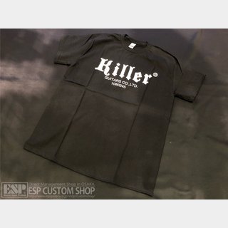 KillerTシャツ 黒 シルバー・ロゴ Mサイズ
