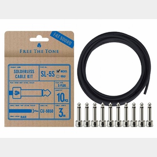 Free The Tone Free The Tone / SL-5S-NI-10K Solderless Cable Kit パッチケーブルキット フリーザトーン【池袋店】