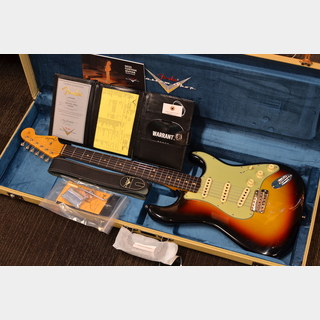 Fender Custom Shop Custom Collection 1963 Stratocaster Journeyman Relic CC Hardware ～3-Color Sunburst～ #CZ576863