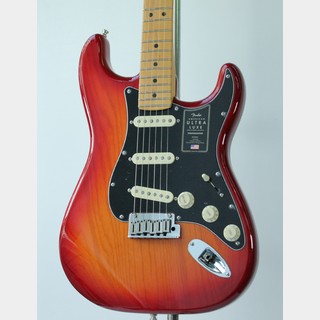 Fender American Ultra Luxe Stratocaster / Plasma Red Burst